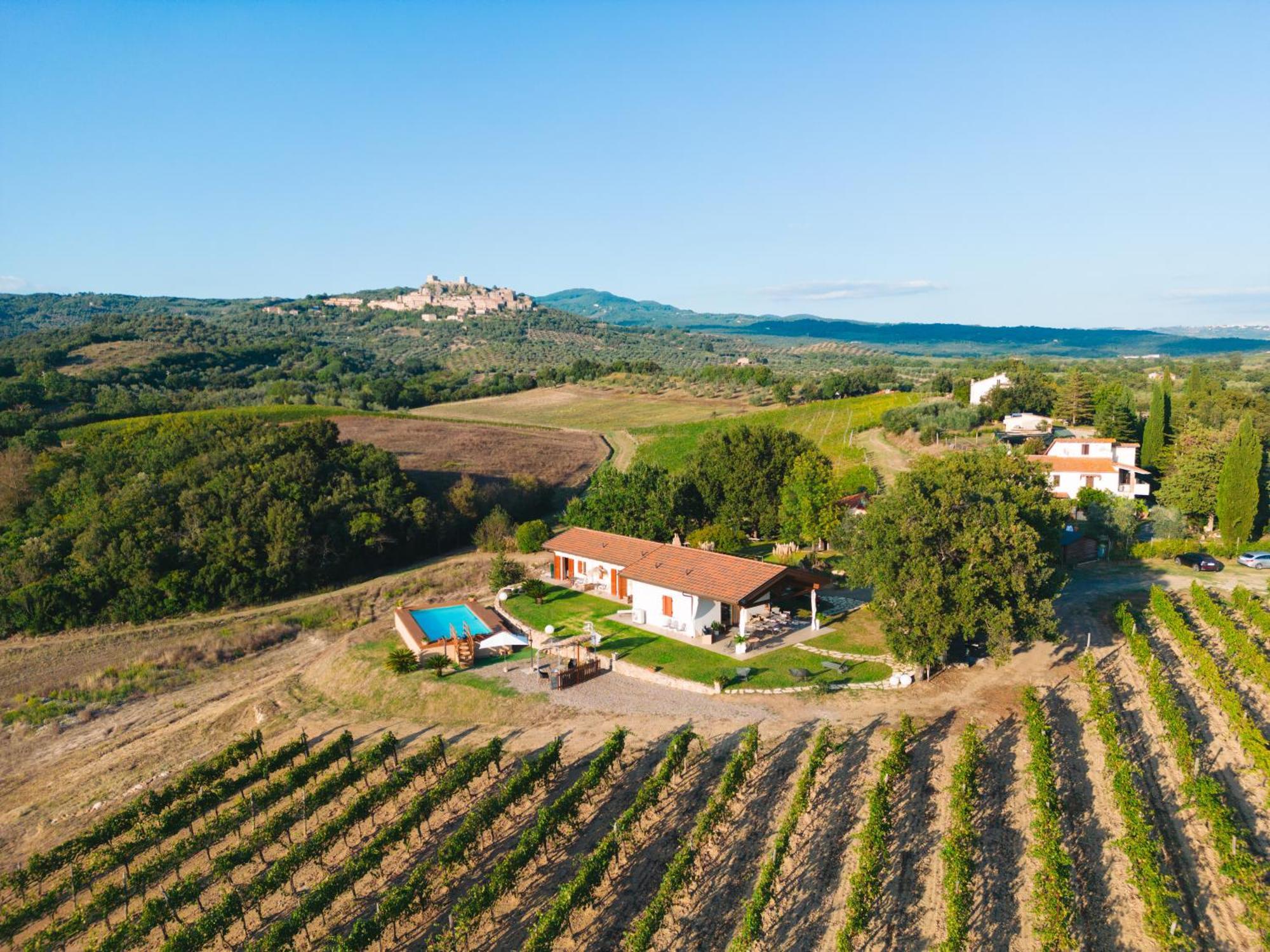 Villa Agriturismo Podere Ristella Montemassi Exterior foto